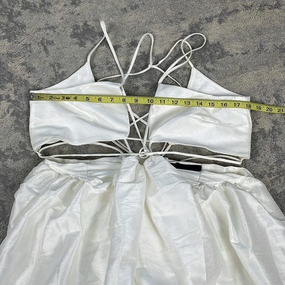 New Helen Oconnor Super Nova Modern Strappy Cutout Maxi Dress Wedding High Low 8 - Picture 11 of 14